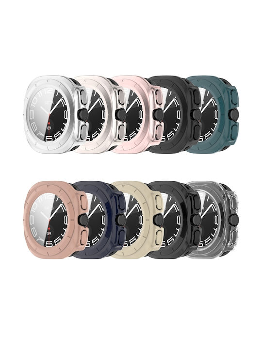 Plastic Case with Glass in Pink color for Samsung Galaxy Watch Ultra 47mm
