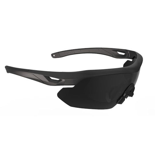 Swiss Eye Shooting Glasses Nighthawk Pro Set of 3 Lenses with Anti-Glare & UV Protection Black