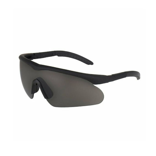Swiss Eye Swiss Eye Shooting Glasses Blackhawk with 3 Lenses UV Protection Anti-Glare with Anti-Scratch Coating Black