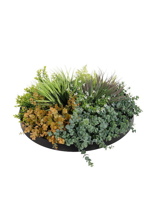GloboStar Изкуствена панелна листва 50x23см Garden