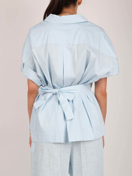 Women's Blouse Light Blue