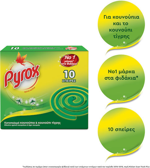 Pyrox Șarpele pentru Țânțari 10 bobine
