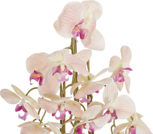 Plantă Artificială în Ghiveci Orhidee White 65cm GloboStar