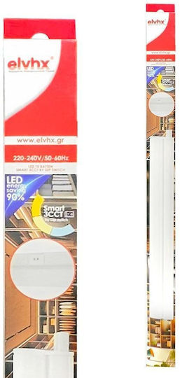 El199411 LED T5 Leuchte 4W|400lm|3CCT 3000-4000-6500K mit Dip-Schalter|300x22,5xH36mm Enjoysimplicity +Kabel 1m +Kabel 15cm