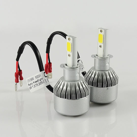 Lămpi Autoturismului H3 LED 6000K Alb rece 12-24V 2buc