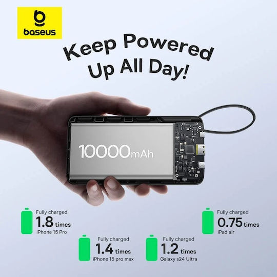 Baseus Bipow 2 Power Bank 10000mAh 20W Black