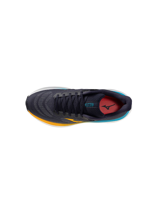Wave Sky Sport Shoes Running Blue Color