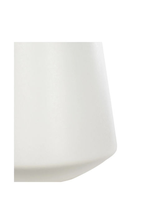 GloboStar Consoli Pot Ceramic Beige 14x14x25cm.