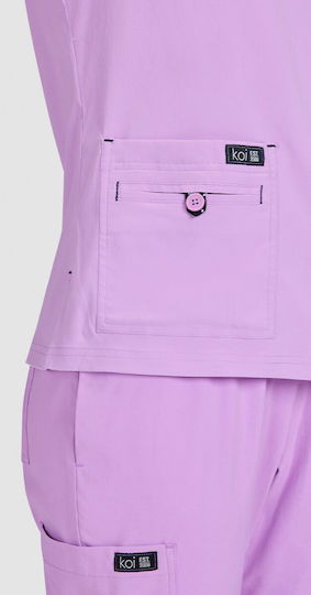 KOI USA Women's Lilac Medical Blouse