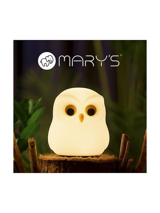 Mary's Led Παιδικό Διακοσμητικό Φωτιστικό Λευκό 9.9x9.7x11.2εκ.
