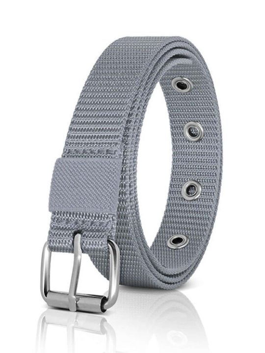 Roza Men's Belt Fabric Gray Roza Men's Belt Fabric Gray