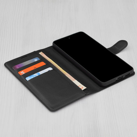 Book Leather Black (Oppo A94)
