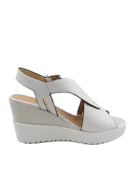 Platforme dama Culoare Full Face Alb