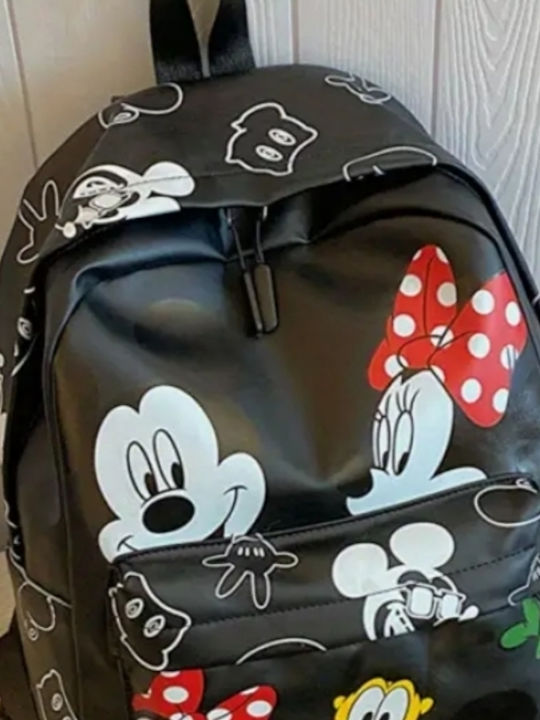 ShuShu Schulranzen Rucksack Kindergarten Schwarz