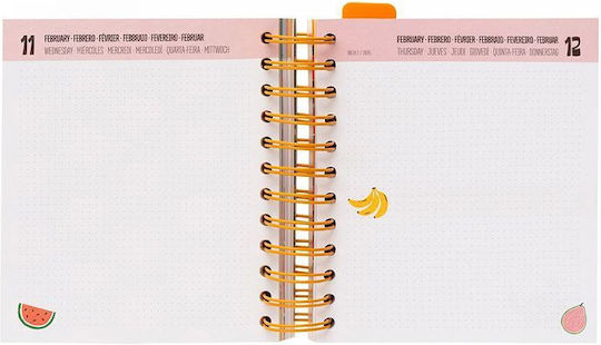 Grupo Erik Disney Daily Academic Agenda A5 2025/26 Spiral 14x16cm