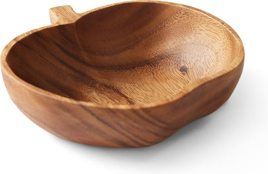 HK Living Serving Bowl Round Wooden with Diameter 14cm
