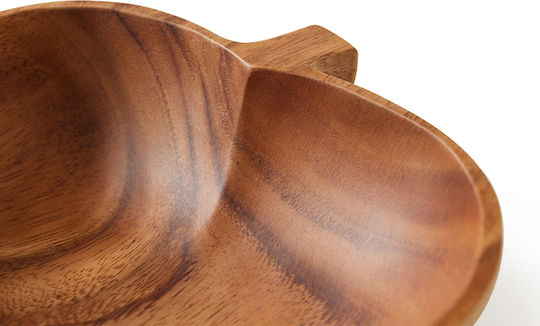 HK Living Serving Bowl Round Wooden with Diameter 14cm