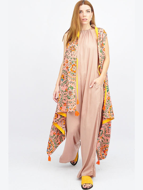Damen Latzhose Beiges