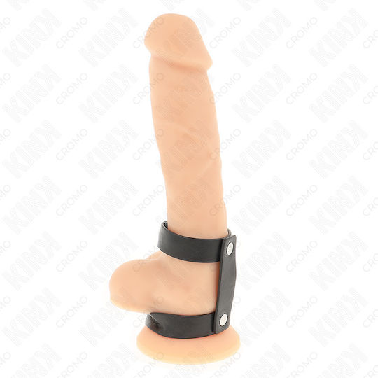 Kink Ring Cock Leather Black