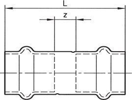 Conex Copper Connector Series B Press 28mm P527002800000
