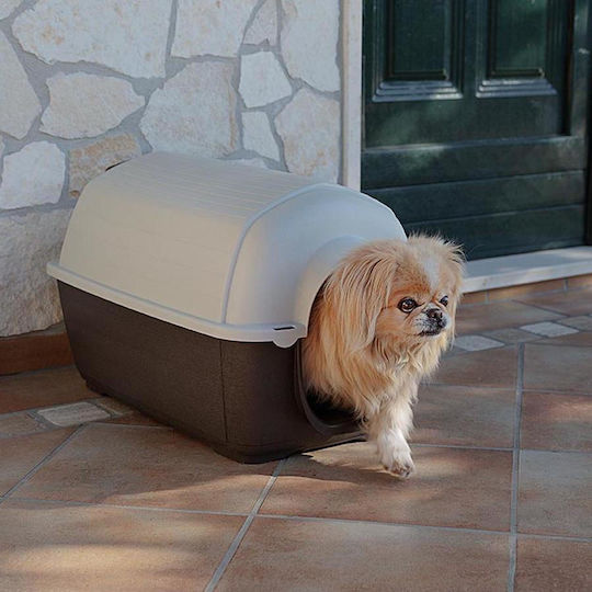 Pet Camelot Dog House Plastic Indoor White 66x40x40cm