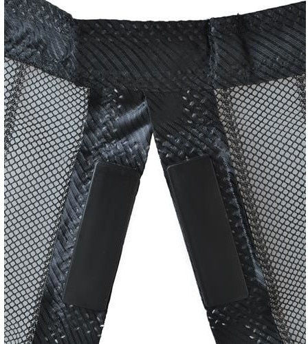 Magic Mesh Plasă de Țânțari pentru Ușă cu Șuruburi cu Închidere Magnetică din Poliester Neagră 105x210cm