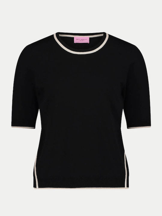So Cosy Damen Pullover Gestreift Black