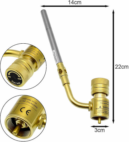 Mapp Gas Nozzle for Blow Torch Propane HT-1