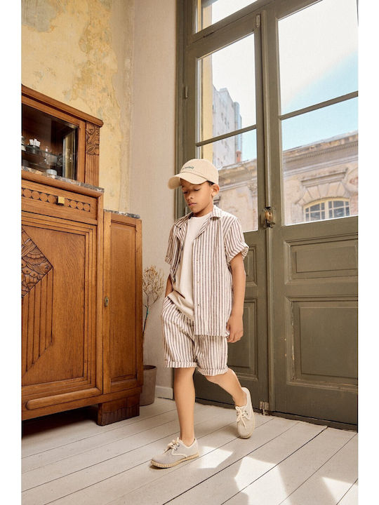 Kinder-Set mit Shorts Sommer 2Stück Beige