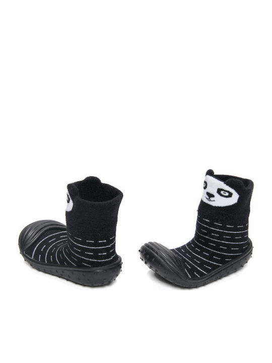 U-Grow Kindersocken Rutschfest Schwarze