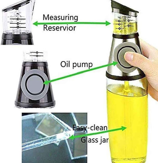 Δοχείο Λαδιού Γυάλινο με Ροή 250ml