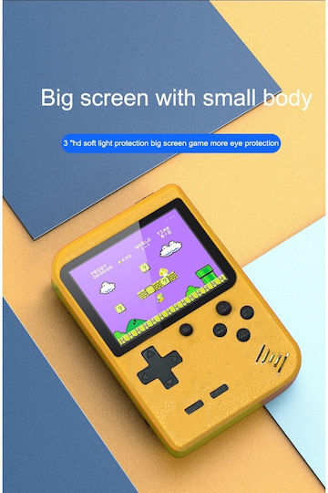 Rantime Mini Portable Console 400 Games 2 Players Yellow