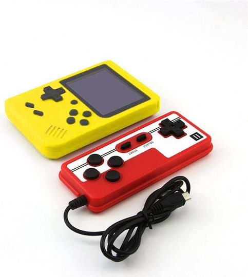 Rantime Mini Portable Console 400 Games 2 Players Yellow