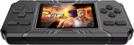 Consolă De Jocuri Foxmag24 Ecran HD Conectare La TV 3 Inch 520 Jocuri Incorporate Baterie De Lungă Durată Neagră
