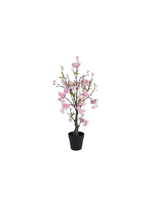 Kirschblüten Rosa Blumen Topf 50x50x125cm Monochrom Kaeming