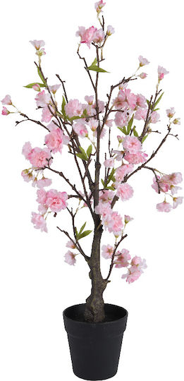 Cherry Blossom Pink Flowers Pot 50x50x125cm Monochrome Kaeming