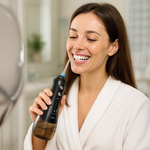Soulima Water Flosser με Θήκη Ταξιδίου Μαύρο