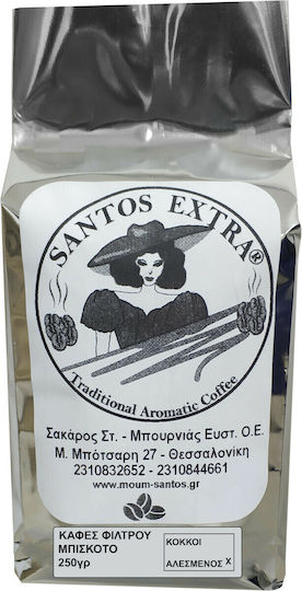 Santos Extra Filterkaffee Keks Cookies Gemahlen 250gr