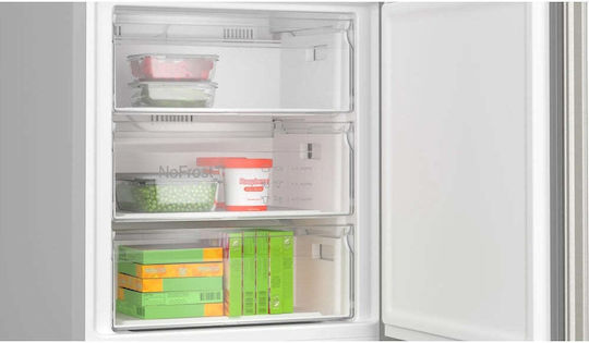Bosch Fridge-Freezer 440lt Total NoFrost H203xW70xD66.7cm Inox KGN492IDF