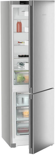 Liebherr Combină frigorifică 371lt NoFrost Î201.5xL59.7xA67.5cm. Inox CNsfd 5703