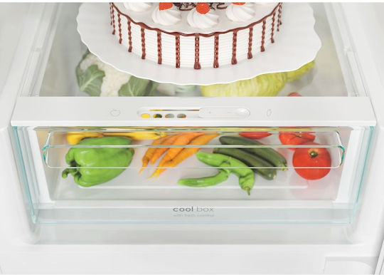 Candy Ψυγειοκαταψύκτης 377lt Total NoFrost Υ200xΠ59.5xΒ65.8εκ. Μαύρος CCE4T620EB