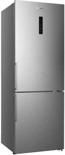 Inventor Ψυγειοκαταψύκτης 495lt Total NoFrost Υ200xΠ70.4xΒ69.4εκ. Inox PSB20070INL