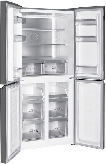 Tesla Side-by-Side Refrigerator 466lt Total NoFrost H180xW79.5xD73.5cm Black RM4700FHBE