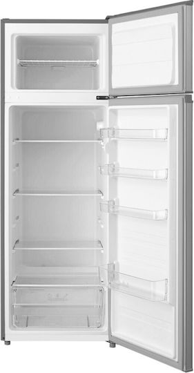 Morris Double Door Refrigerator 235lt H159xW55xD55cm Inox T72235ETS