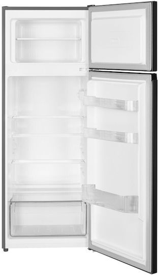 Philco Frigider cu două uși 206lt Î143xL55xA55cm. Inox PRD-222XE