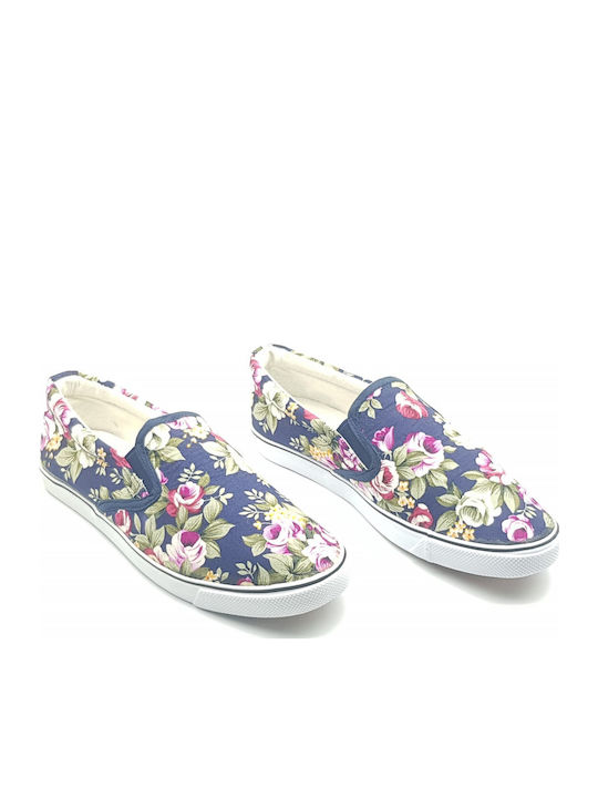 Women's Canvas Slip-Ons Blue