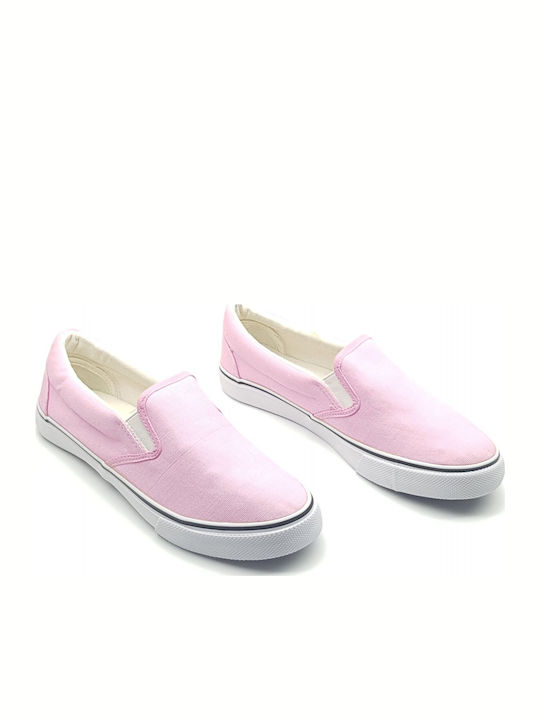 Women's Canvas Slip-Ons Pink