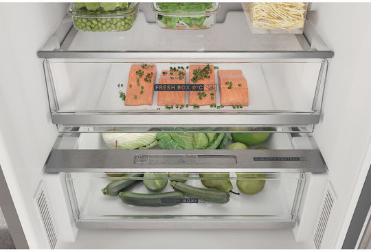 Whirlpool Ψυγειοκαταψύκτης 335lt Total NoFrost Υ191.2xΠ59.6xΒ67.8εκ. Inox W7X 82O OX H
