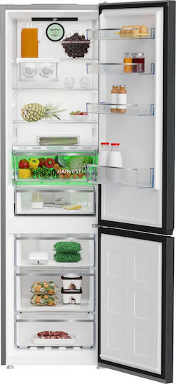 Beko Ψυγειοκαταψύκτης 355lt NoFrost Υ203xΠ59.5xΒ66.3εκ. Γκρι B5RCNE405LXBR