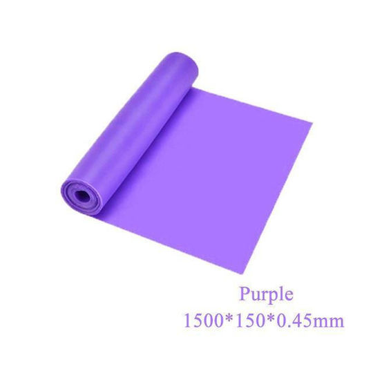 Λάστιχο Αντίστασης Γιόγκα Πιλάτες Yoga Pilates Resistance Band Purple
